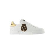 Dolce & Gabbana Laeder sneakers White, Dam