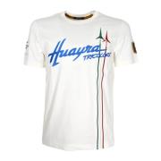 Aeronautica Militare Vit T-shirt i bomull White, Herr