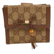 Gucci Vintage Pre-owned Canvas plnbcker Brown, Dam