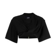 Jacquemus T-Shirts Black, Dam