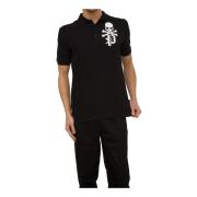 Philipp Plein Polo Shirts Black, Herr