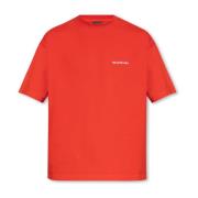 Balenciaga T-shirt med logotyp Red, Herr