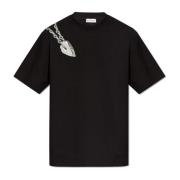 Burberry Tryckt T-shirt Black, Herr