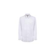 Guess Klassisk Stretch Slim Fit Skjorta White, Herr