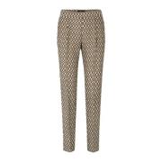 Windsor Slim-fit Trousers Green, Dam