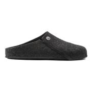 Birkenstock Zermatt Wool Felt Narrow Tofflor - Antracit Gray, Dam