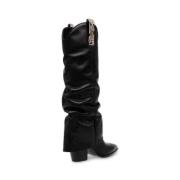 Steve Madden Lassy Boots Black, Dam