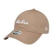 New Era Beige Logo Beret Vårsamling Beige, Unisex