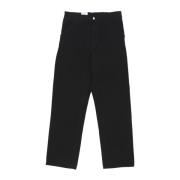 Carhartt Wip Svart Rinsad Single Knee Pant Black, Herr