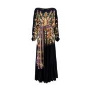 Etro Maxi Dresses Multicolor, Dam