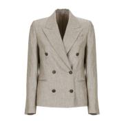 Brunello Cucinelli Blazers Brown, Dam