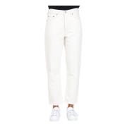 Levi's Straight Jeans White, Dam