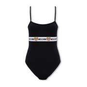 Moschino Bodysuit med logotyp Black, Dam