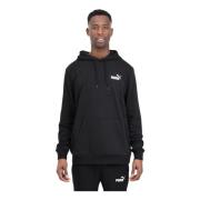 Puma Svart Essentials Small Logo Hoodie Black, Herr