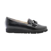 Hassia Svart Lack Slip-On Skor Black, Dam