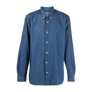 Woolrich Ljus Indigo Klassisk Skjorta Blue, Herr