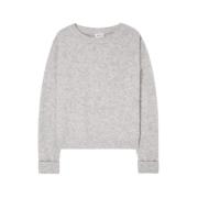 American Vintage Round-neck Knitwear Gray, Dam