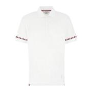 Thom Browne Polo Shirts White, Herr