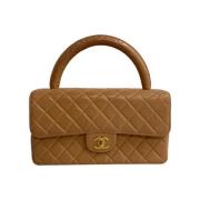 Chanel Vintage Pre-owned Laeder handvskor Brown, Dam