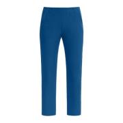 LauRie Cropped Trousers Blue, Dam