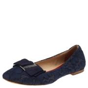 Carolina Herrera Pre-owned Pre-owned Tyg lgskor Blue, Dam