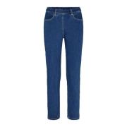 LauRie Slim-fit Jeans Blue, Dam