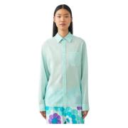 Antik Batik Oversized skjorta Anna Blue, Dam