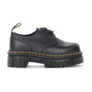 Dr. Martens Svart Nappa Lux Audrick Snörsko Black, Dam