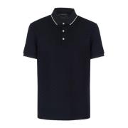 Emporio Armani Polo Shirts Blue, Herr