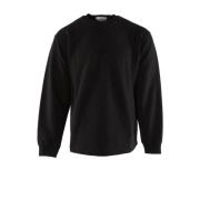 Stone Island Svart bomulls-tröja Black, Herr