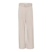 Gestuz Wide Trousers Pink, Dam