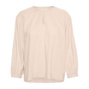 InWear Feminin 3/4 Ärm Blus Haze Pink, Dam