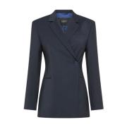 Seventy Asymmetrisk Ullblazer Blue, Dam