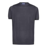 Drumohr T-Shirts Blue, Herr