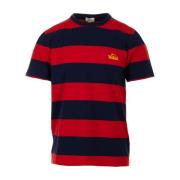 Woolrich Röd Randig T-shirt och Polo Red, Herr