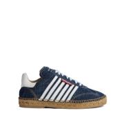 Dsquared2 Denim Espadrilles Platta Skor Blue, Herr