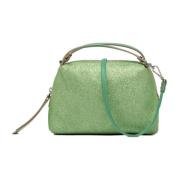 Gianni Chiarini Grön Äpple Mocka Lurex Handväska Green, Dam