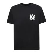 Amiri Svart T-shirt med Logotryck Black, Herr