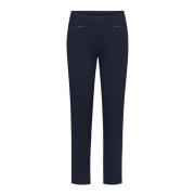 LauRie Slim-fit Trousers Blue, Dam