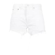 Agolde Denim Shorts White, Dam