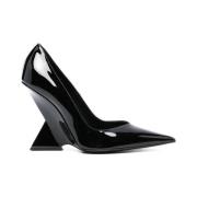 The Attico Cheope Spetsiga Pumps Black, Dam