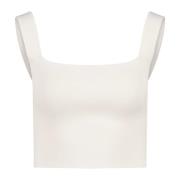 Max Mara Sleeveless Tops Beige, Dam