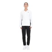 Puma Klassisk huva svart och vit jumpsuit White, Dam