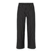 LauRie Cropped Trousers Black, Dam