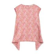 Maliparmi Sleeveless Tops Pink, Dam