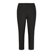 LauRie Cropped Trousers Black, Dam