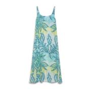 Maliparmi Maxi Dresses Blue, Dam