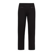 LauRie Slim-fit Trousers Black, Dam