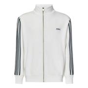 Autry Viskosblandning Stickad Track Jacket White, Herr