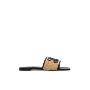 Casadei Portofino slides Beige, Dam